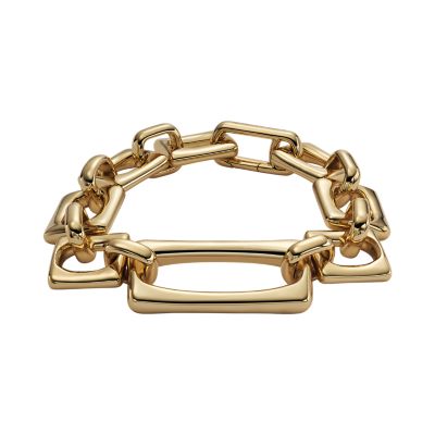 Skagen X Baum Und Pferdgarten Gold Brass Chain Bracelet