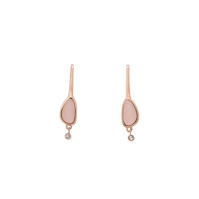 Sofie Sea Glass Pink Glass Drop Earrings SKJ1714791 Skagen