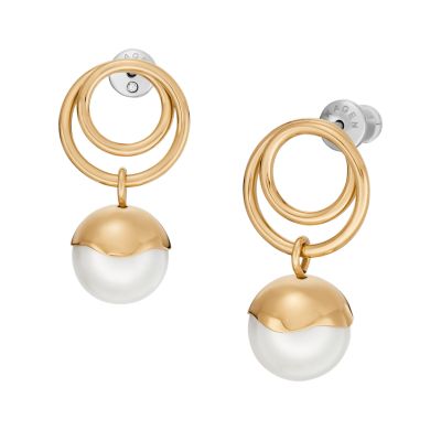 Skagen discount pearl earrings