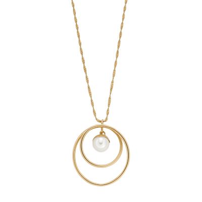 Agnethe Pearl Pendant Necklace