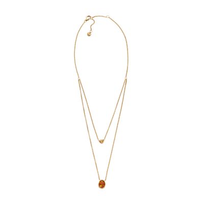 Sofie Sea Glass Honey Multi-Strand Necklace SKJ1737710 - Skagen