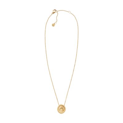 Kariana Pebble Gold-Tone Stainless Steel Pendant Necklace