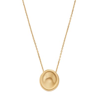 Kariana Pebble Gold-Tone Stainless Steel Pendant Necklace