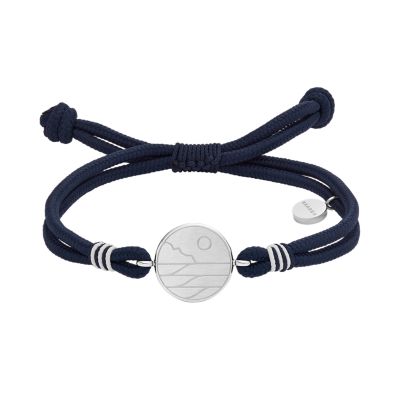 Skagen x Save The Waves Blue 100% Recycled Polyester Strap Bracelet