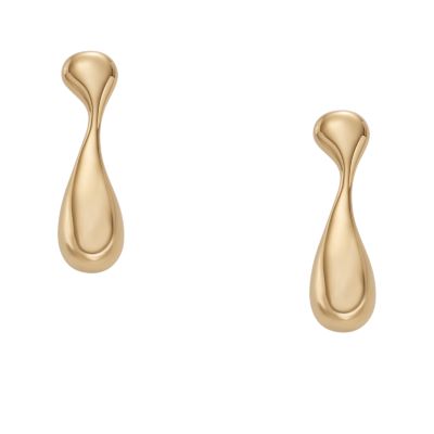 超特価SALE開催！ LIQUID ドロップ ステンレススチール ゴールドトーン METAL アクセサリー