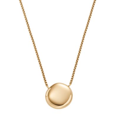 Anja Pebble Gold-Tone Stainless Steel Pendant Necklace SKJ1774710