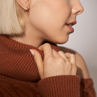 Kariana Waves Rose Gold-Tone Stainless Steel Drop Earrings