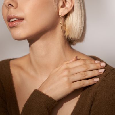 [wingbling] キムゴウン着用☆14K☆Rania one touch Earrings wing bling□(14Kpost) LOUD ワンタッチピアス☆キムゴウン着用