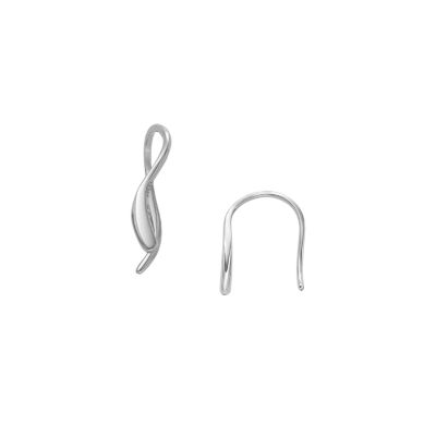 Kariana Waves Stainless Steel Drop Earrings - SKJ1790040 - Watch