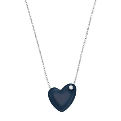 Skagen blue best sale sea glass necklace