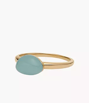 Sofie Sea Glass Mint Green Center Focal Ring