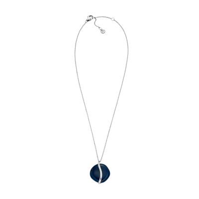 【ALMOST BLUE】FLUTTER NECKLACE▲IVE着用 AZUL BY MOUSSY ランダムリブハイネックニットトップス BLU