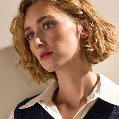 ANJA ゴールドトーン ステンレススチール セレスチアルスタッド