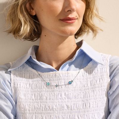 Sofie Sea Glass シルバートーン ステンレススチール ステーション