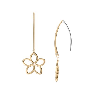 Moderne Ikon Gold-Tone Drop Earrings