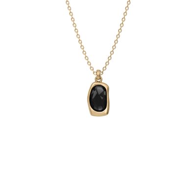 Sofie Sea Glass Stainless Steel Pendant Necklace