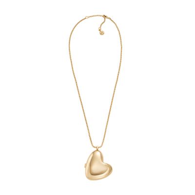 Baum Und Pferdgarten X Skagen Gold-Tone Brass Oversized Heart 