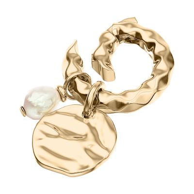 Agnethe Pearl Gold-Tone Brass Chain Bracelet SKJ5027710 - Skagen