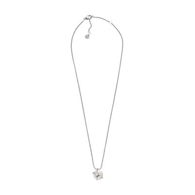 Agnethe White Mother-of-Pearl Necklace and Earrings Set