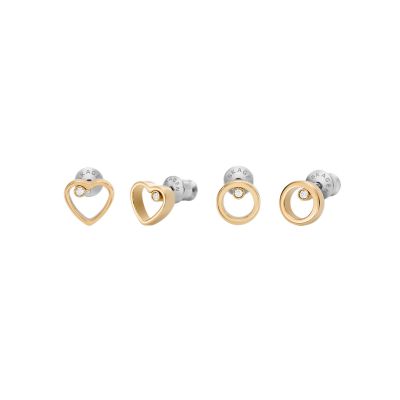 Stainless steel stud hot sale earrings set