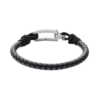 schwarz - Armband SKJM0181040 grau Hulsten Leder Skagen