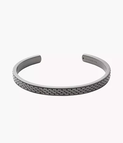 Torben Gunmetal-Tone Stainless Steel Cuff Bracelet SKJM0191060 - Skagen