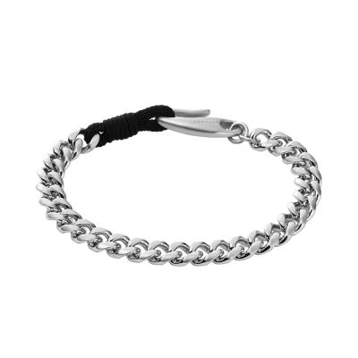 Men's Bracelets: Shop Leather, Beaded & Silver Steel Bracelets For Men ...
