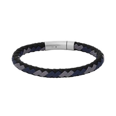 Hulsten Black Nylon Strap Bracelet - SKJM0204040 Skagen