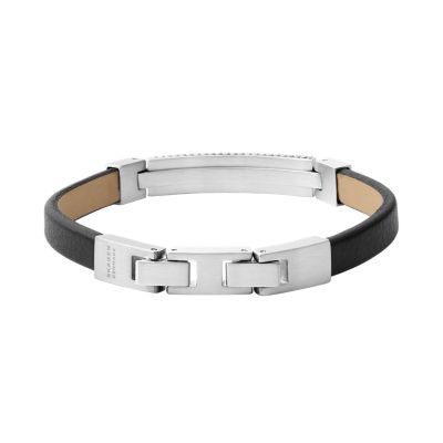 Torben LiteHide™ Leather Strap Bracelet SKJM0208040 - Skagen