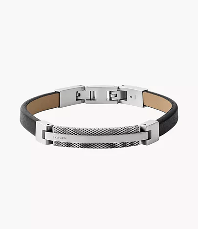 Torben LiteHide™ Leather Strap Bracelet SKJM0208040 - Skagen