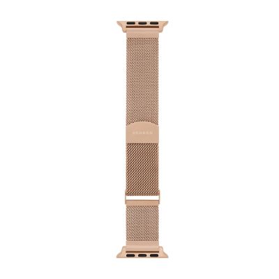Rose Gold Stainless Steel Mesh Band for Apple Watch®, 38mm/40mm
