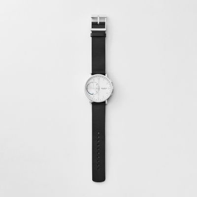 hagen connected leather hybrid smartwatch