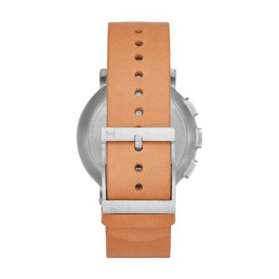 hagen connected leather hybrid smartwatch
