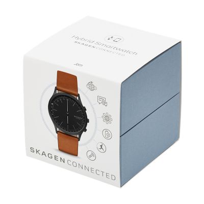 Jorn コニャックレザー ハイブリッドスマートウォッチ SKT1202 - Skagen