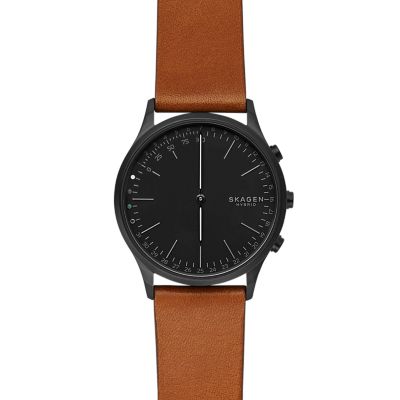 Hybrid Smartwatch - Jorn Cognac Leather 