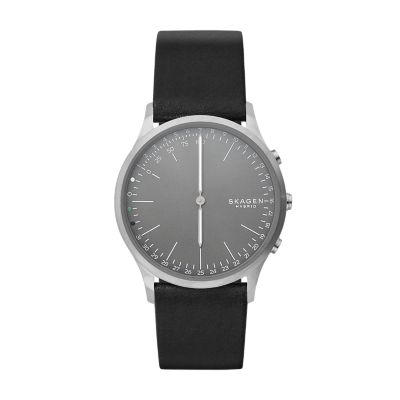 Hybrid Smartwatch - Jorn Black Leather 