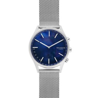 Holst Silver-Tone Steel-Mesh Hybrid Smartwatch