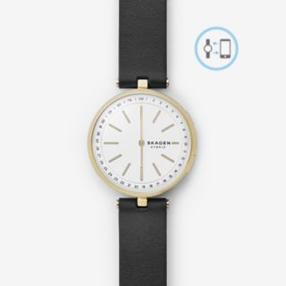 REFURBISHED Hybrid Smartwatch - Signatur T-Bar Black Leather
