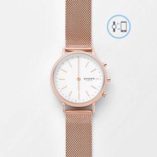 REFURBISHED Hybrid Smartwatch - Mini Hald Rose Gold-Tone Steel-Mesh