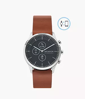 REFURBISHED Hybrid Smartwatch HR - Jorn 42mm Brown Leather