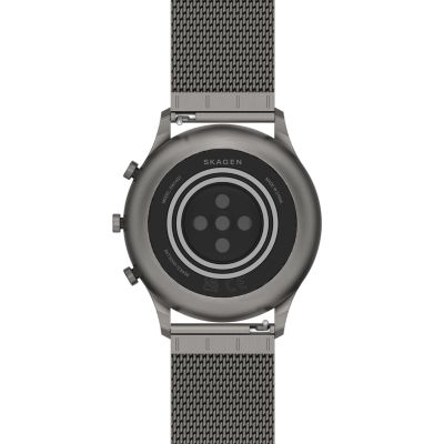 Jorn 42mm Gen 6 Hybrid Smartwatch - Charcoal Stainless Steel Mesh