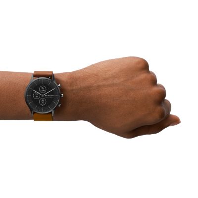 Jorn 42mm Gen 6 Hybrid Smartwatch - Brown Leather