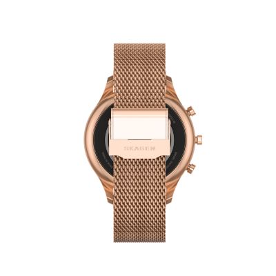 38mm Gen 6 Hybrid Smartwatch - Rose Gold Stainless Steel Mesh SKT3300 - Skagen