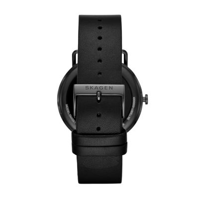 FALSTER 1 ブラックレザー スマートウォッチ SKT5001 - Skagen