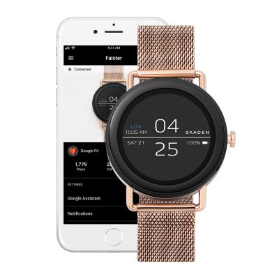 Skagen connected rose on sale gold