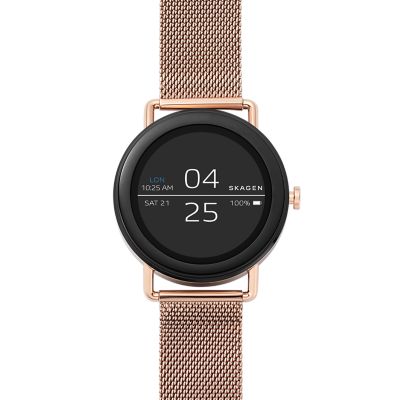 Falster 1 Rose Gold-Tone Steel-Mesh 