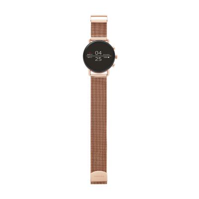 REFURBISHED Smartwatch - Falster 2 Rose-Tone Magnetic Steel Mesh