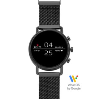 Smartwatch - Falster 2 Black Magnetic Steel-Mesh