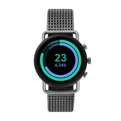 REFURBISHED Smartwatch HR - Falster 3 Gunmetal Gauge Mesh