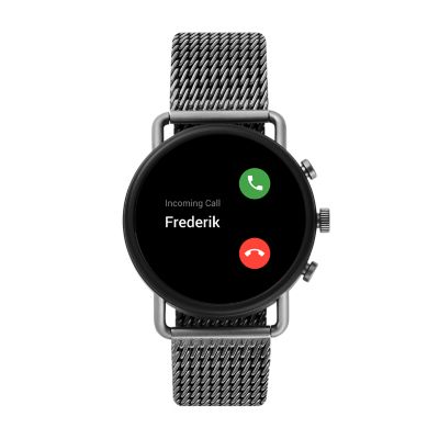 REFURBISHED Smartwatch HR - Falster 3 Gunmetal Gauge Mesh